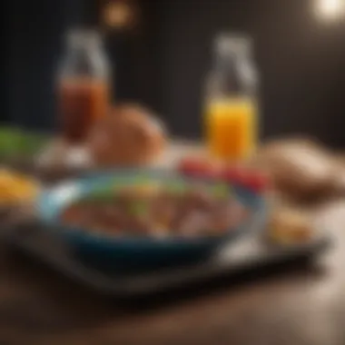 A well-structured weekly meal plan on a table.