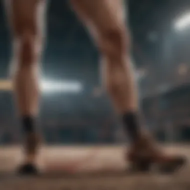 Bound by Emotional Tension Anxiety depicted as tangled strings tightening around a leg in motion