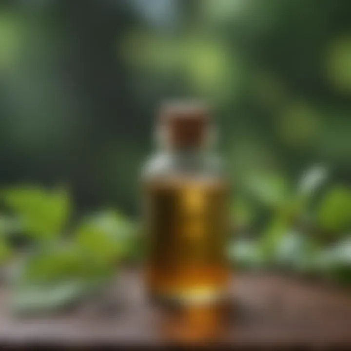 Aromatic essential oils for soothing throat discomfort