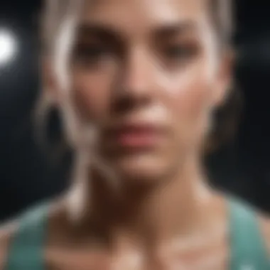 Elevating Performance: Athlete Utilizing IGF Spray Athlete Using IGF Spray