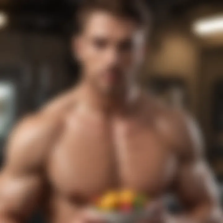 Balanced diet for defined abs