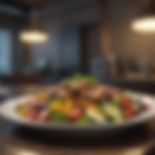 Healthy Eating Plate with Balanced Diet