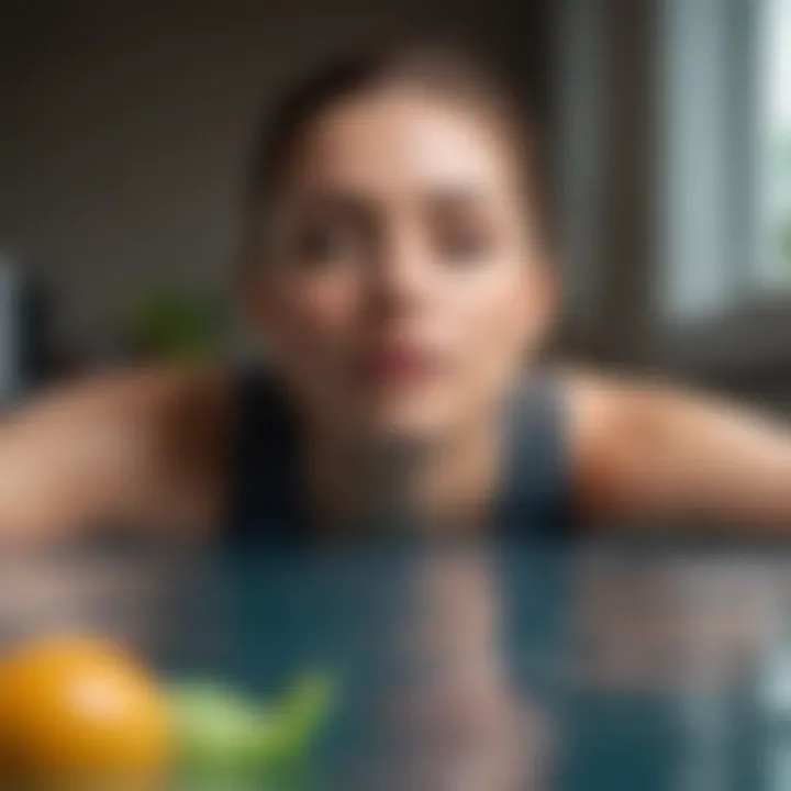 A serene image of a meditative space highlighting the importance of mental well-being in weight management.