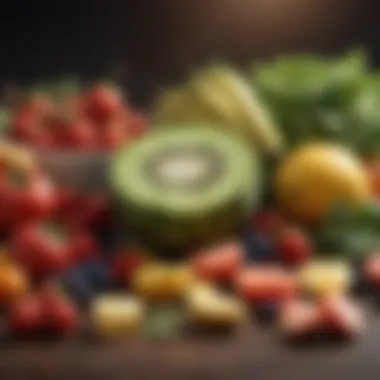 Nutrient-Packed Foods for Belly and Hip Fat Loss Fresh and colorful assortment of fruits and vegetables