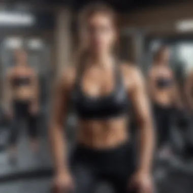 Group Workout Targeting Abdominal Strength Focused group exercising with specialized equipment for abdominal workouts