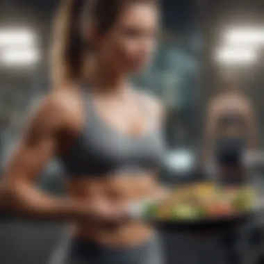 Nutritional Balance for Effective Belly Fat Loss Nutritional balance plate emphasizing healthy choices for fat loss