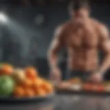 Conceptual illustration of metabolic health and intermittent fasting.