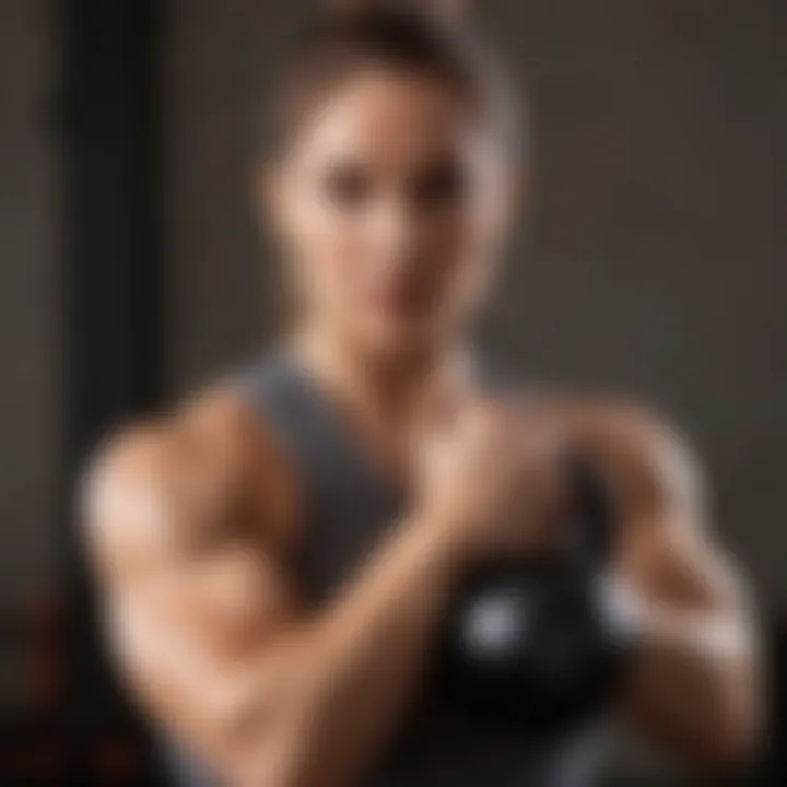 Arm pump workout kettlebell challenge