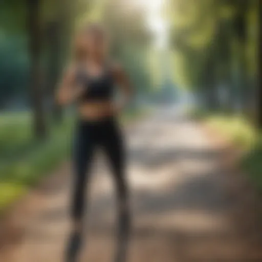 Dynamic workout session in an urban park