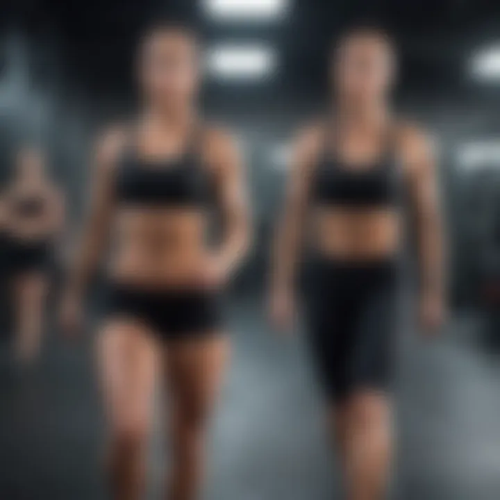 Group exercise class showcasing teamwork and motivation