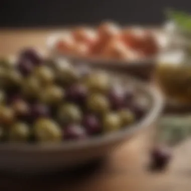 Savory Olives for Keto Olives in a dish