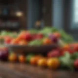 A vibrant assortment of fresh vegetables and fruits