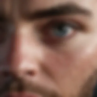 Vision Changes as a Symptom of High Blood Sugar Close-up of blurry vision linked to high blood sugar