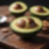 A nutritious keto meal featuring avocados and lean protein