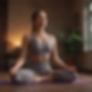Individual practicing a calming yoga pose Yoga Pose
