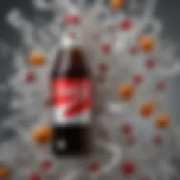 Abstract art representing the concept of carb count in beverages