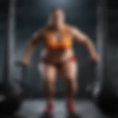 Challenges in fitness journey - Illustration of a person conquering obstacles