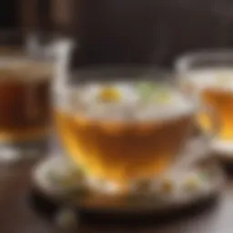 Soothing Throat Burn Relief with Chamomile Tea