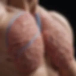 Illustration depicting mucus production in the lungs