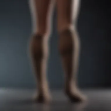 Close-up of TED Stockings Fabric Technology
