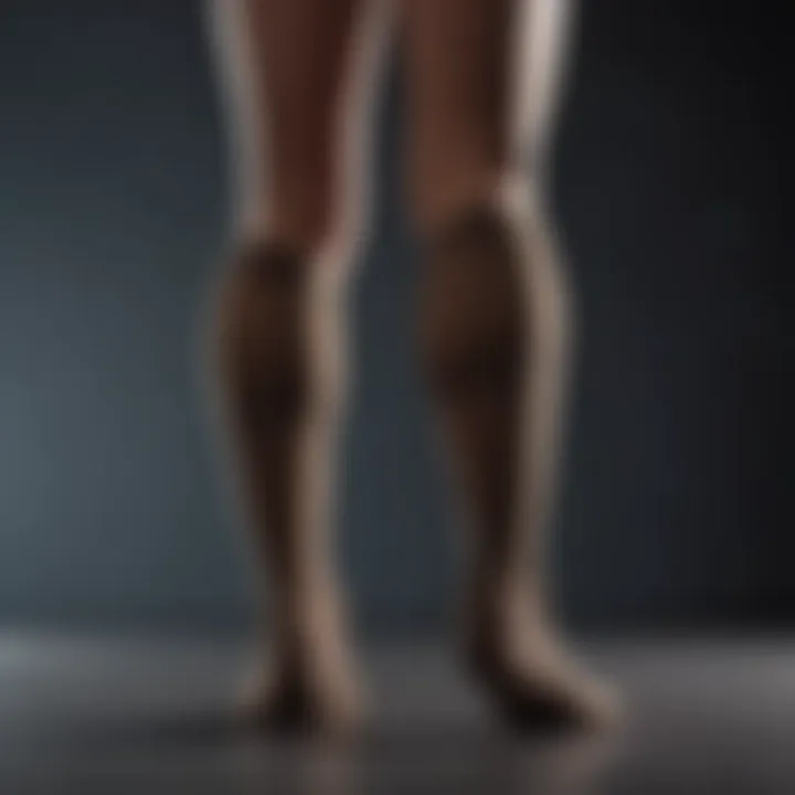 Close-up of TED Stockings Fabric Technology
