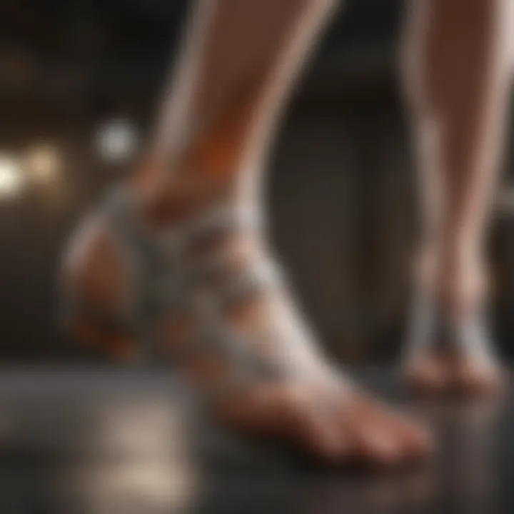 Illustration of foot anatomy and shoe fit