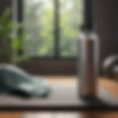 Essential Lifestyle Accessories for Wellness Enthusiasts Healthy lifestyle accessories including a yoga mat and water bottle