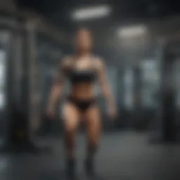 Dynamic full body workout session illustrating diverse exercises