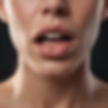 Understanding Cold Sores Illustration of a cold sore outbreak