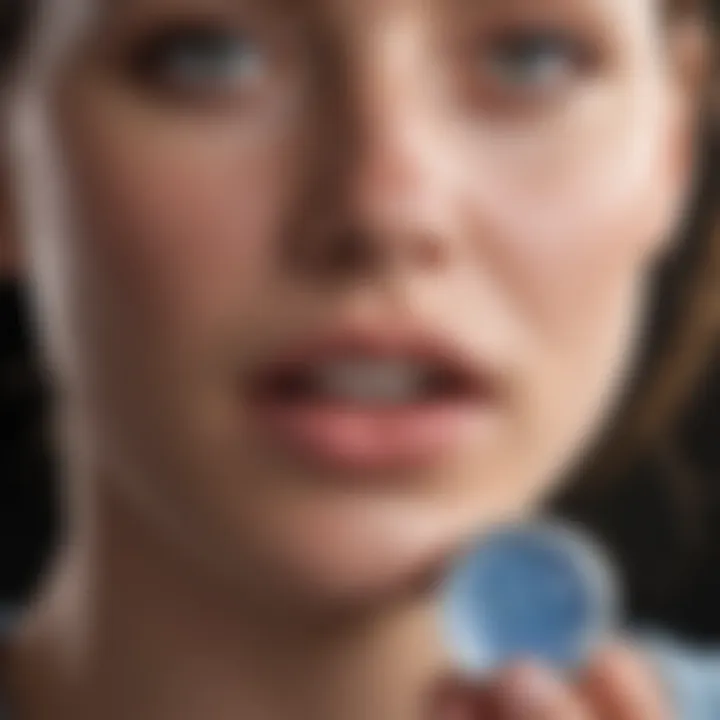 Various over-the-counter treatments for cold sores