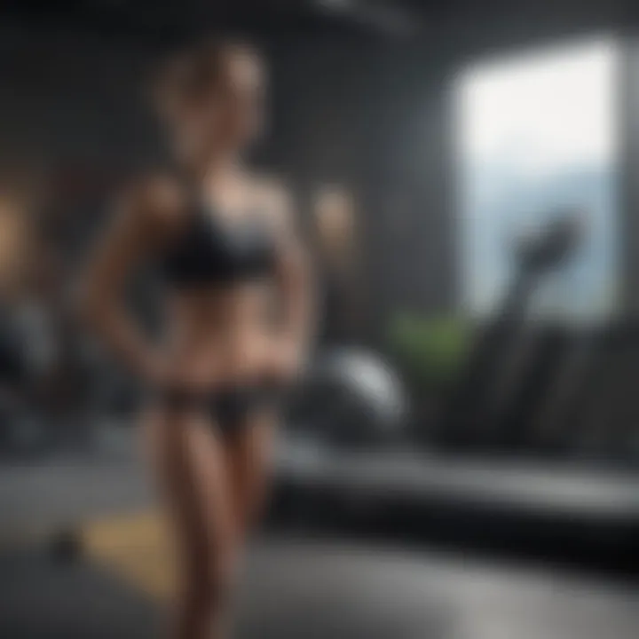 Graphic showing optimized fitness journey