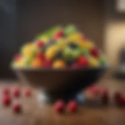 A vibrant assortment of fresh fruits in a bowl