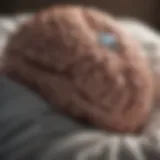 Illustration of brain activity during deep sleep