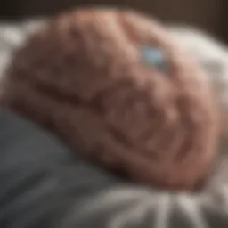 Illustration depicting brain activity during deep sleep