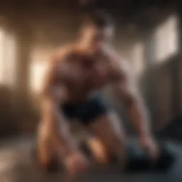 Visual representation of muscle soreness and recovery