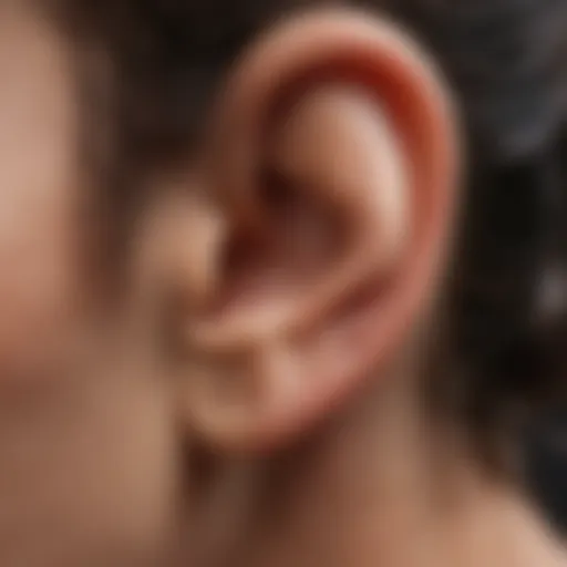 Ear anatomy illustration