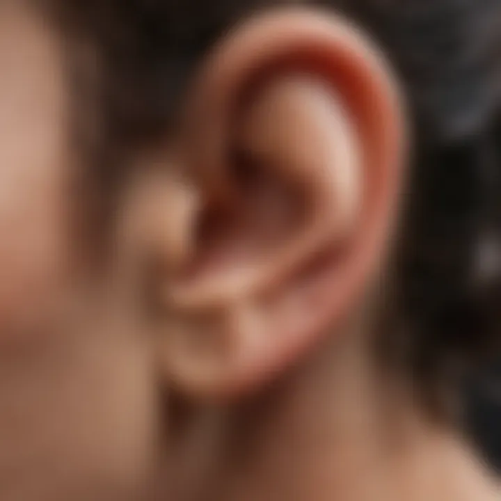 Ear anatomy illustration