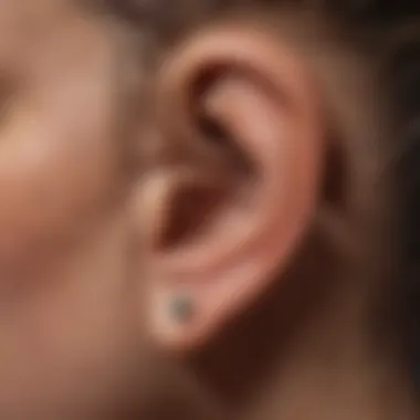 Ear Piercing Cleaning with String Ear Piercing Cleaning String Method