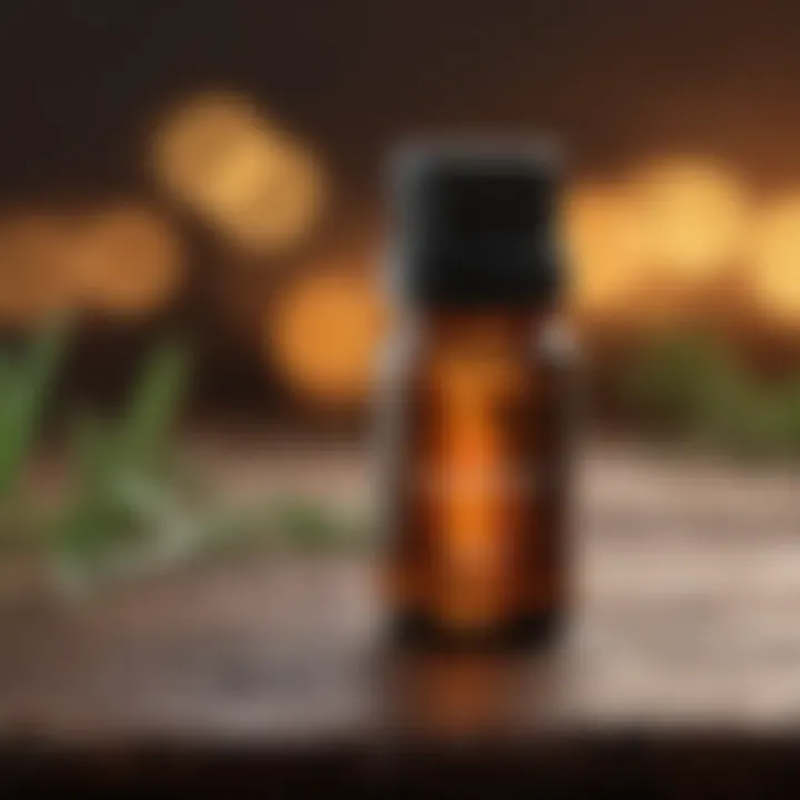 Essential oils for cold sore relief