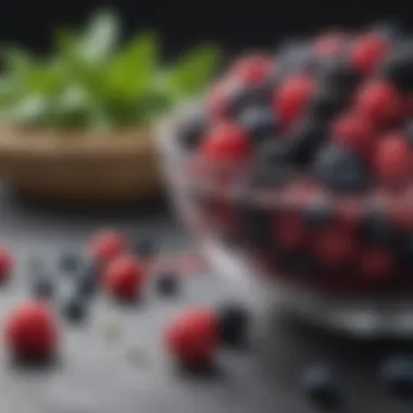 Antioxidant-Rich Berries for Heart Health Bowl of delicious mixed berries with a sprinkle of chia seeds
