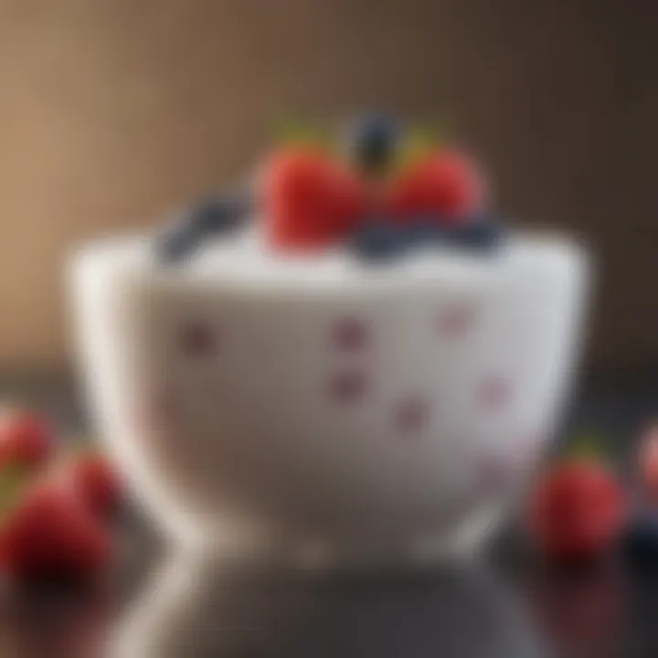 Greek Yogurt and Berries Protein Snack