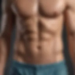 Illustration representing ectomorph body type