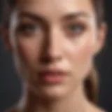 A person performing facial exercises for cheek fat reduction