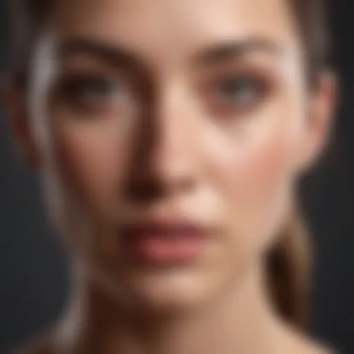A person performing facial exercises for cheek fat reduction