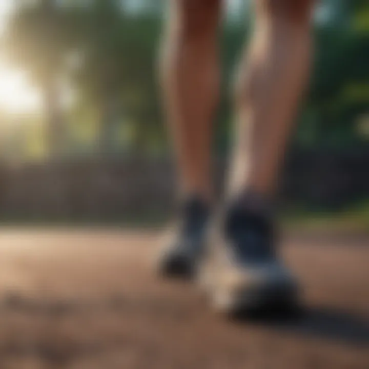 Visual guide to proper footwear for shin splints management
