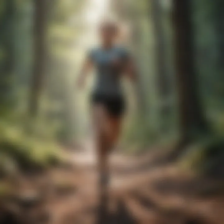 Outdoor trail running for cardiovascular fitness