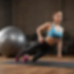 Illustration of oblique twist exercise