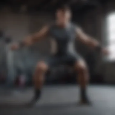 Targeted Resistance Band Training Man doing resistance band workout