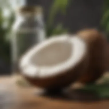 Nourishing Coconut Oil for Skin Healing Coconut Oil in Glass Jar