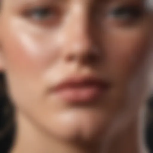 Illustration of slimming patches on skin